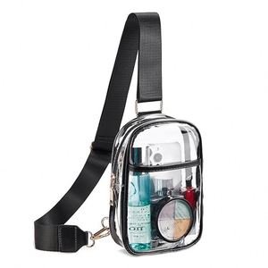 Sac bandoulière étanche approuvé pour les stades, unisexe, en PVC transparent, sac de poitrine transparent, personnalisable - Product Image 6