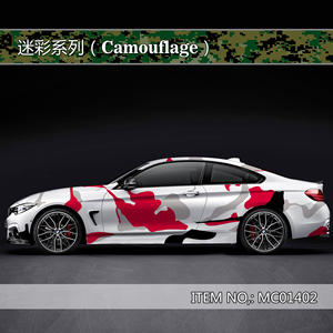 PVC <span class=keywords><strong>precio</strong></span> al por mayor cromo mate metálico camuflaje vinilo envoltura gráfico Color autoadhesivo papel de vinilo para <span class=keywords><strong>coche</strong></span> - Product Image 5