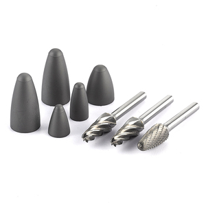 Type-F Tùy chỉnh hình vòng cung đầu mũi Vonfram cacbua quay Burr trống để xử lý tập tin quay - Product Image 1