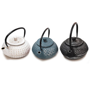 <span class=keywords><strong>Debien</strong></span> Vintage – Théière et services à café en fonte écologique de style Japandi, colorés sur mesure, 1L/1,8L - Product Image 1