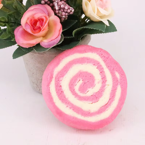 Bombes de bain artisanales bio en gros, personnalisables avec logo, couleur bonbon, parfum sucré, 100% ingrédients naturels - Product Image 2