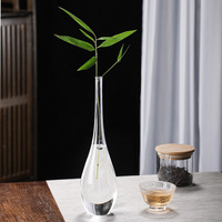 Vase en verre japonais, plante de fleurs hydroponique, décoration de la maison, Vase de fleurs de table