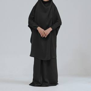 Vestido Abaya para Madre e <span class=keywords><strong>Hija</strong></span> 2024, Abaya Musulmana para Ramadán, Abaya para Niñas de Diez Años - Product Image 5