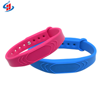 13.56mhz Réglable RFID Silicone Bracelet Proximité NFC Tag Bracelet Brassard Pour Gym Fitness Club