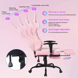 Chaise VANBOW chaise longue en cuir PU fabrication oem odm <span class=keywords><strong>siège</strong></span> de course femme fauteuil de jeu - Product Image 3