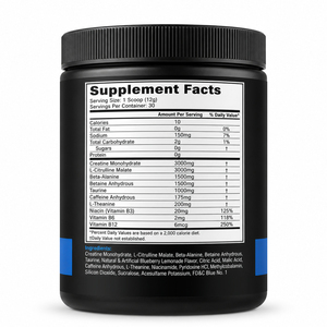 Customized Organic Pre Workout Muscle Building Nutrition Electrolyte Creatine Monohydrate Powder Sugar Free GMO Free Low Carb - Product Image 4