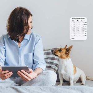 개 먹이 알림 하루에 3 번 애완 동물 먹이 알림 마그네틱 알림 스티커 개 고양이 스티커 매일 - Product Image 2