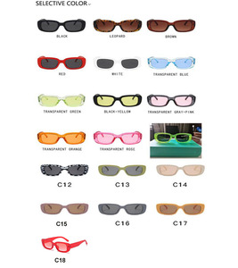 Gafas de Sol Cuadradas Personalizadas de Moda para Mujer, Gafas de Sol Rectangulares de Diseño Retro, Gafas de Sol Modernas para Hombre con Logotipo - Product Image 5