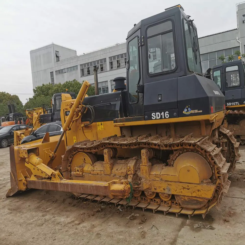 Bulldozer d'occasion Shantui SD16, Type à chenilles d'occasion, prix inférieur, capacité de pelle 4.5 m3