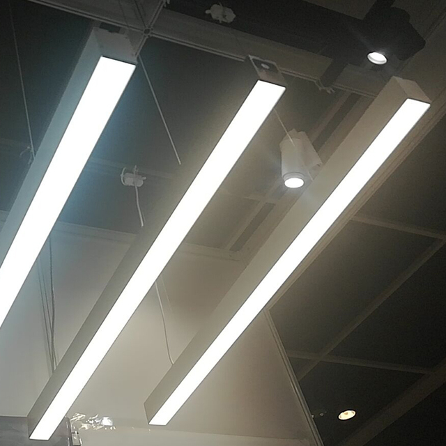 20W LED Linear Light Led Linear Ceiling Light High Quality Aluminum 0.6m 2ft Ce 80 SMD2835 Oval Led Lights 1200mm Residential HZ