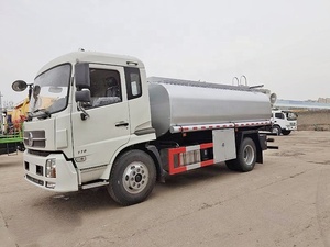 Camion-citerne à carburant en acier inoxydable Dong Feng 4*2 de 12-15 mètres cubes, mobile, pour ravitaillement en carburant, à prix abordable - Product Image 4