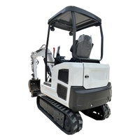 Mini-Excavatrice Remorquable 1,5 Tonne avec Rotateur Inclinable, Moteur Diesel Yanmar/Kubota, Certifiée CE/EPA, pour Travaux de Terrassement