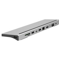 Hub USB de haute qualité 11 en 1, hub USB-C, HD4K, VGA, charge PD, hub multi-ports USB-C et station d'accueil USB pour ordinateur portable