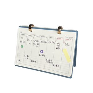 Trung quốc sản xuất biểu tượng tùy chỉnh cuốn sách da bìa chất kết dính bảng nhỏ lịch <span class=keywords><strong>2025</strong></span> - Product Image 2