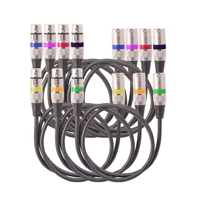 Wholesale Cheap High Quality 6mm Double Shielded Cable for Mixer Microphone 3Pin Male to Female XLR Cable