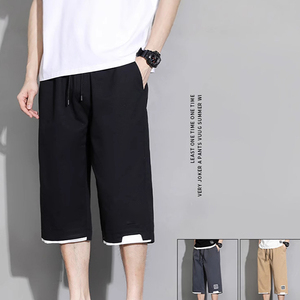 Shorts pour hommes grande taille 7 pouces 2026 Nouveauté Automne Logo personnalisable Pantalons de sport décontractés amples pour la marche et le quotidien - Product Image 5