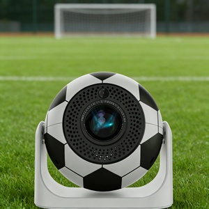 Projecteur HD 720P en gros d'usine chinoise, version mondiale, design sur le thème du football, Amlogic T950S Android 13, mise au point automatique et correction trapézoïdale - Product Image 3