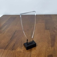 Plaque de récompense en acrylique en forme d'étoile personnalisée gravée et imprimée