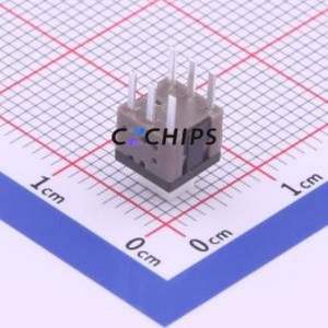 K8-5851E-L1 Push Button Switch Through hole Component (THT) Switch Self-Locking Rectangle Button Through Hole 100mA - Product Image 2