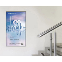 Panneau de menu de restaurant personnalisé multifonctionnel A1 A2 A3 A4, boîte lumineuse publicitaire en aluminium ultra-mince à haute luminosité LED