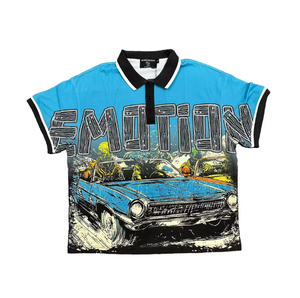 T-Shirt di Alta Qualità in Cotone 100% Pesante, Maglietta da Uomo con Stampa Grafica 'Mixed Emotions', Abbigliamento Streetwear Oversize - Product Image 4