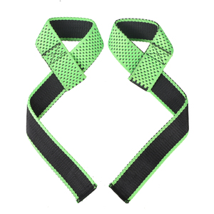 Sangles de levage en forme de figure 8 pour soulevé de terre, powerlifting, strongman et cross-training – Sangles de poignet robustes pour la musculation, pour hommes et femmes - Product Image 4
