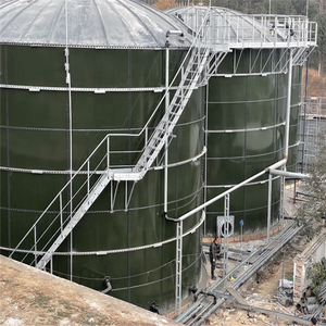 Tanks with Inorganic glass oxide coating use for wastewater storage/biogas storage