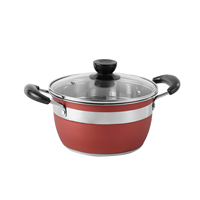 Ensemble de casseroles en acier inoxydable moderne de 12 pièces avec couvercles en verre, résistant au four, compatible lave-vaisselle, écologique, couleur argent, chariot rotatif