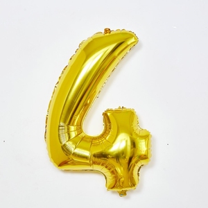De 16 pulgadas de helio inflable oro rosa auto sellado colgante 16 pulgadas oro rosa Carta y número globos de papel de aluminio - Product Image 4