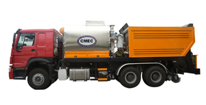 รถบรรทุกซีลยางล้อ Sinotruck พร้อมปั๊ม PLC สำหรับจ่ายยางซิงโครนัส  ความจุสูง สำหรับงานถนน น้ำหนัก 25000 กก. ความจุบิทูเมน 8000 ลิตร รุ่น S - Product Image 2