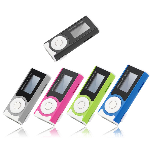 Screen Lamp Clip MP3 With External Sound High Quality Music Player Portable MP3 Card with Screen MP3