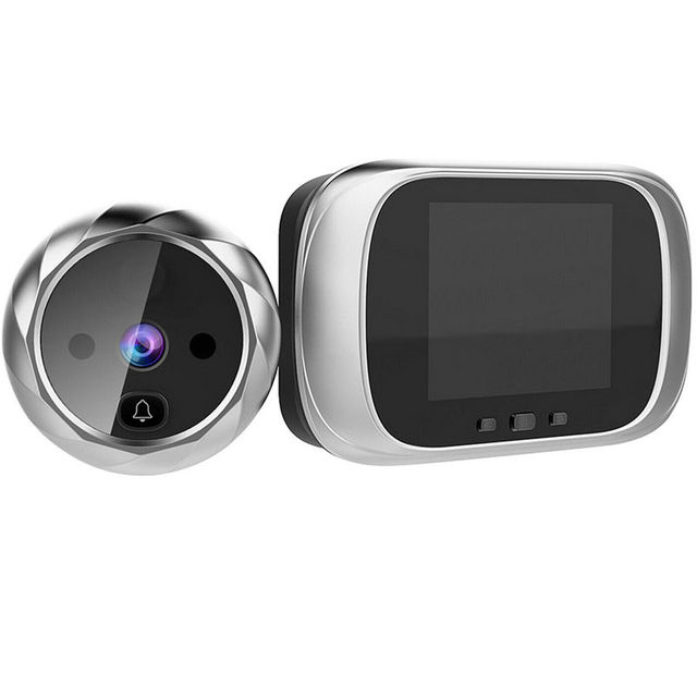 2.4" LCD Display Peephole Door Surveillance Camera SD Card Data Storage Home Security Digital Peephole Door Viewer