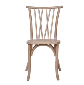 Sedia impilabile in stile antico con schienale a croce <span class=keywords><strong>Botanica</strong></span> per matrimoni, ristoranti, feste ed eventi - Product Image 1