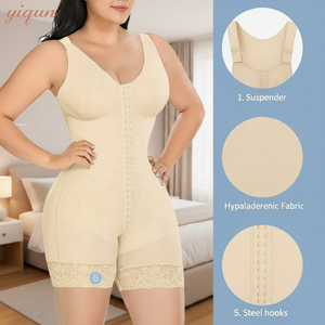 Faja colombiana moldeadora de cuerpo de malla de alta compresión para mujer, control de abdomen, venta al por mayor de fábrica, gran éxito de ventas - Product Image 1