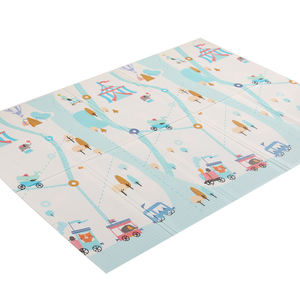 Reversibele speelmat baby speelmat voor op de vloer kruipmat XPE schuim kinderactiviteitenmatten antislip dubbelzijdig peuter - Product Image 6