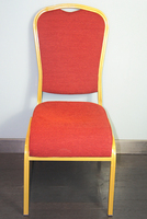 Chaises de banquet empilables en métal pour hôtels et mariages pour dîner et événements en plein air