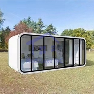 Nuevo Diseño de Casa Prefabricada Tipo Cabaña Apple, Casa Pequeña Móvil, Cabaña Tipo Pod con Baño - Product Image 6