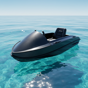 Liquidation Nouveauté Tendance Jet <span class=keywords><strong>Ski</strong></span> en Fibre de Verre Haute Vitesse avec Batterie Lithium Électrique, Bateau de Karting pour Divertissement Nautique 50km/h 1 - Product Image 1