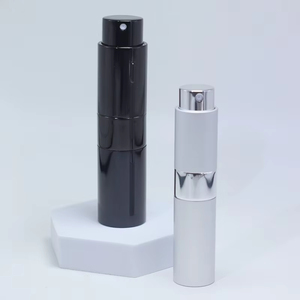 Atomizador de Perfume Portátil Recargable de Aluminio Negro Mate de Alta Calidad, 5ml, 8ml, 10ml, con Sistema de Giro - Product Image 5