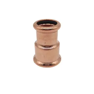 Copper Press Fitting Coupling Reducer Elbow For Plumbing Pipe Fittings HVAC M-profile WRAS Factory Wholesale Press Fittings