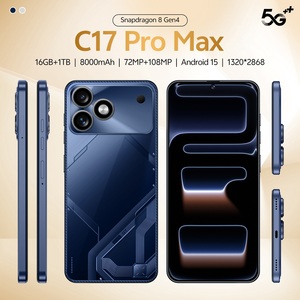 Meilleure Vente C17 Pro Max 16 Go + 1 To <span class=keywords><strong>Smartphone</strong></span> 5G Écran HD Large de 7,3 Pouces Appareil Photo 72MP+108MP Double SIM Prise en Charge TF Commande en Gros - Product Image 2