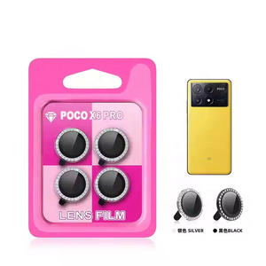 Installation facile Eagle Eye Alloy Metal Glass Diamond Camera Lens Protector pour Redmi Note 14 Pro Lens Shield pour <span class=keywords><strong>Iphone</strong></span> - Product Image 2