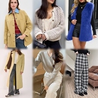 Vêtements pour femmes en gros, automne/hiver, vestes, pulls, pantalons, styles décontractés, designs tendance, prix bas