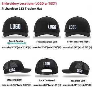 Casquette personnalisée respirante en maille à 6 panneaux style camionneur avec fermeture snapback, design de logo, style sport, qualité supérieure, prête à l'emploi pour homme - Product Image 2