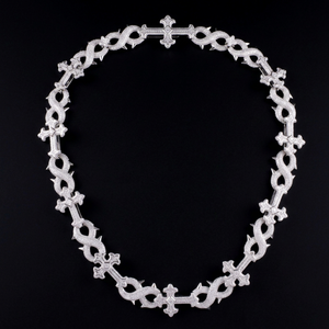 New Cross Cuban Link <b>Chain</b> VVS Moissanite 925 Silver Cuban Necklace <b>Iced</b> <b>Out</b> Diamond Hip Hop Cuban <b>Chain</b> for Men - Product Image 1