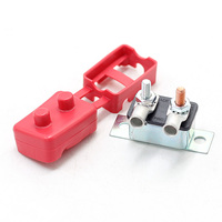 Interruptor de Circuito Metálico KUOYUH de 50V 5A-50A para Baterías de Barcos, Camiones, Autobuses y Paneles Solares con Reinicio Automático