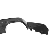 Diffuseur arrière de style PSM en fibre de carbone avec séparateurs pour BMW F80 M3 F82 M4 2014-2018, lèvre de pare-chocs arrière en fibre de carbone