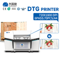 Imprimante DTG à double plateau de haute qualité pour l'impression de t-shirts, machine d'impression de vêtements