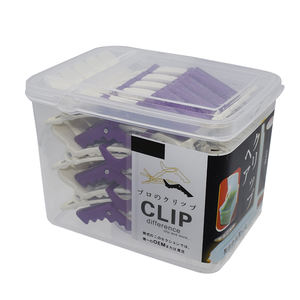 Pinces en plastique de <span class=keywords><strong>crocodile</strong></span> de salon de <span class=keywords><strong>coiffure</strong></span>, pinces de serrage dures de logo personnalisées - Product Image 1