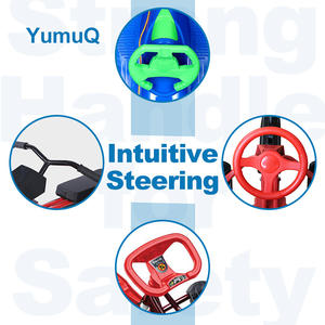 YumuQ Prêt à expédier Traîneau à neige orientable d'<span class=keywords><strong>hiver</strong></span> pour l'extérieur Traîneau pour bébé avec volant pour enfants et adultes - Product Image 4